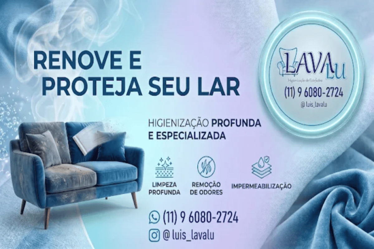 Limpeza e Higienização de Sofá em São Paulo